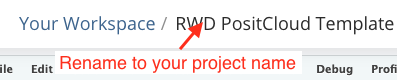 Rename your project